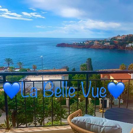 La Belle Vue-Charming Duplex Apartment With Sea View, 50 Meters From Beach And Private Parking Saint-Raphaël Eksteriør billede